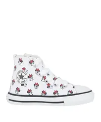 Tênis Converse Kids Chuck Taylor Side Zip Hi Disney Minnie Branco Preto