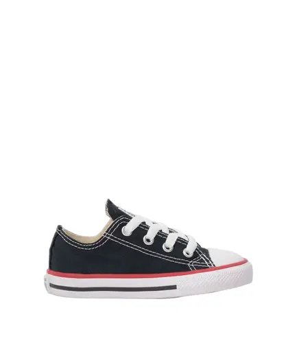 Tênis Converse Chuck Taylor All Star Kids Ox Preto Vermelho