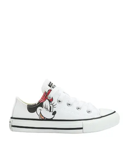 Tênis Converse Kids Chuck Taylor All Star Ox Disney Mickey & Minnie Branco
