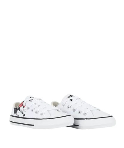 Tênis Converse Kids Chuck Taylor All Star Ox Disney Mickey & Minnie Branco