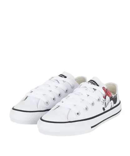 Tênis Converse Kids Chuck Taylor All Star Ox Disney Mickey & Minnie Branco