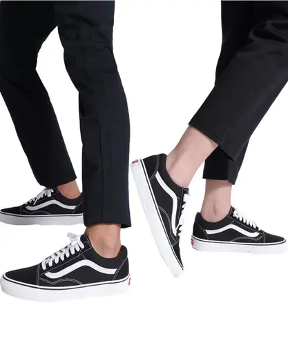 Tênis Vans Old Skool Black White