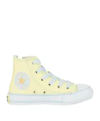 Tênis Converse Chuck Taylor All Star Side Zip Hi Canvas +1 Amarelo Limão