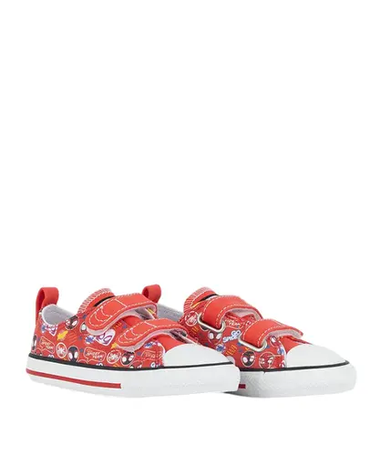 Tênis Converse Kids Chuck Taylor All Star Ox 2V Homem Aranha Vermelho
