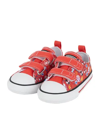 Tênis Converse Kids Chuck Taylor All Star Ox 2V Homem Aranha Vermelho