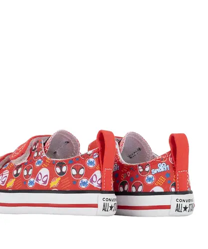Tênis Converse Kids Chuck Taylor All Star Ox 2V Homem Aranha Vermelho