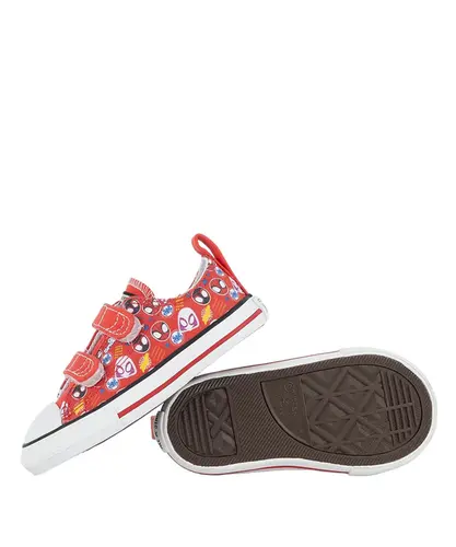 Tênis Converse Kids Chuck Taylor All Star Ox 2V Homem Aranha Vermelho