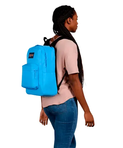 Mochila Jansport Superbreak Plus - Blue Neon