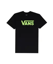 Camiseta Vans Classic Black Shadow Lime