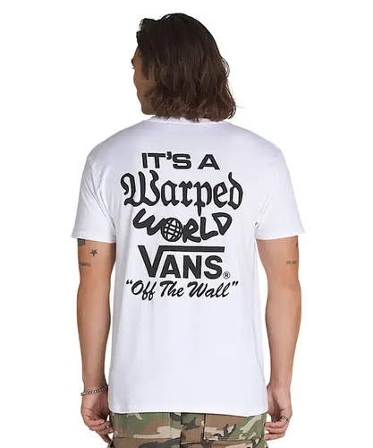 Camiseta Vans Warped World SS White