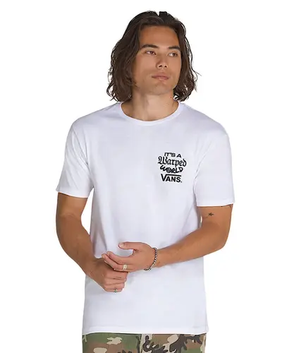 Camiseta Vans Warped World SS White