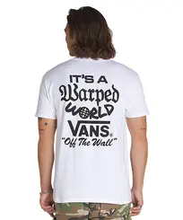 Camiseta Vans Warped World SS White