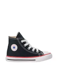 Tênis Converse Chuck Taylor All Star Kids Hi Preto Vermelho