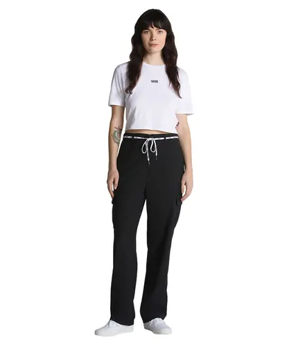 Cropped Vans Flying V Crew White