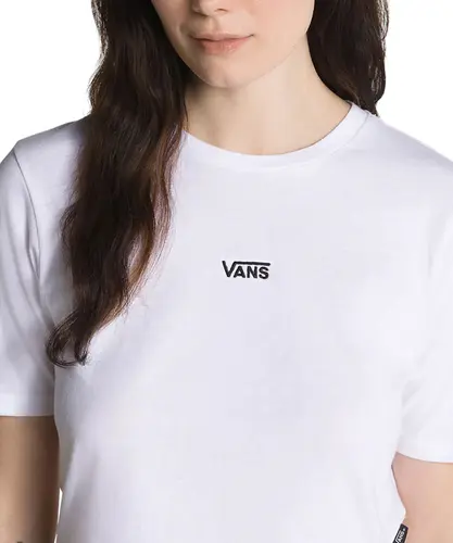 Cropped Vans Flying V Crew White