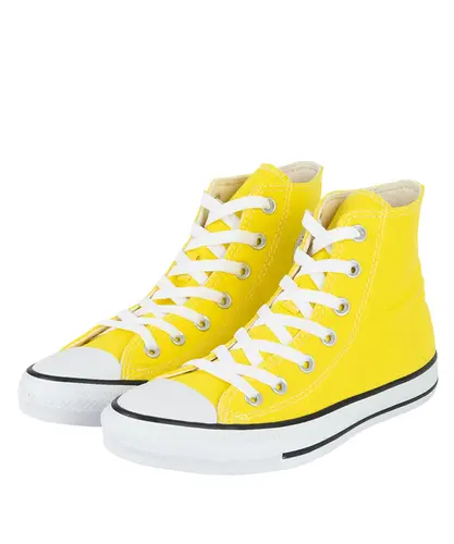 Tênis Converse Chuck Taylor All Star Seasonal Colors Cano Alto Amarelo