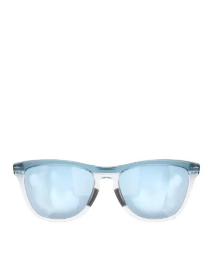 Óculos Oakley Frogskins Matte Trans Stonewash com Prizm Deep Water Polarized