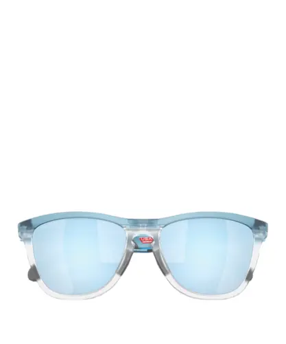 Óculos Oakley Frogskins Matte Trans Stonewash com Prizm Deep Water Polarized
