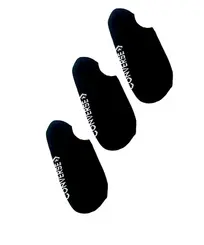 Kit Meia Converse Invisible Preta