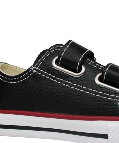 Tênis Converse Chuck Taylor All Star 2V Kids Preto Vermelho