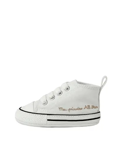 Tênis Converse Chuck Taylor My First All Star Kids Branco Branco