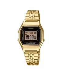 Relogio Casio Vintage Digital Dourado e Preto