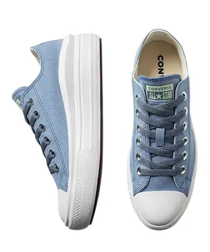 Tênis Converse Chuck Taylor All Star Move Ox Seasonal +1 Azul Aberto