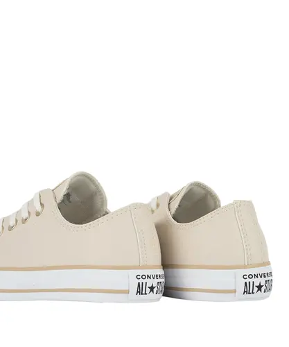Tênis Converse Chuck Taylor All Star Ox Essential Nude Bege Claro