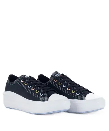 Tênis Converse Chuck Taylor All Star Move Preto Azul Branco