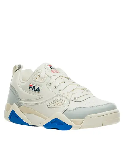 Tênis Fila Ace Unissex - Branco / Prata / Azul
