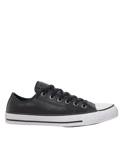 Tênis Converse Chuck Taylor All Star Couro Cano Baixo Preto