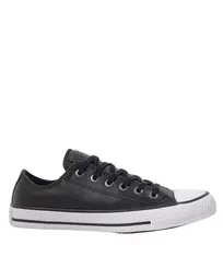 Tênis Converse Chuck Taylor All Star Couro Cano Baixo Preto