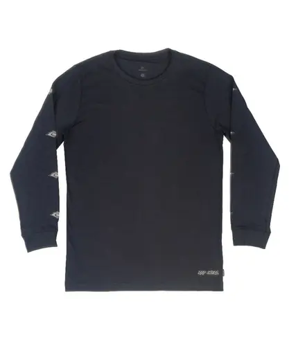Camiseta Rip Curl Fade Revival Juvenil Manga Longa Preto - Outlet