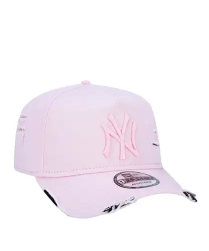 Boné New Era 9FORTY A-Frame Destroyed MLB New York Yankees Rosa