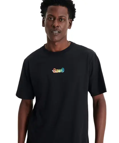 Camiseta Regular BAW Wordart - Preto
