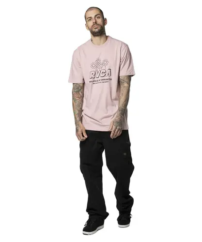 Camiseta RVCA M/C Gardener - Rosa Claro