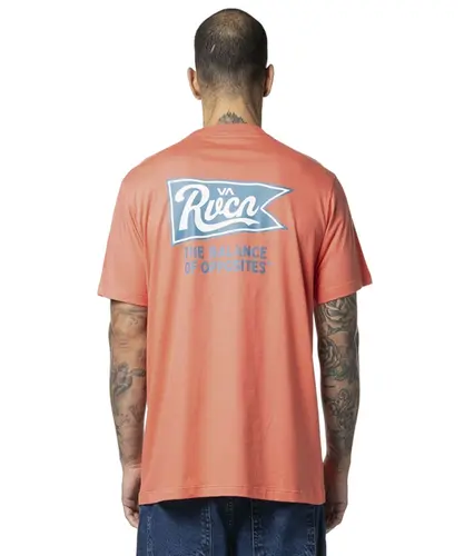 Camiseta RVCA M/C Pennatan - Vermelho Claro