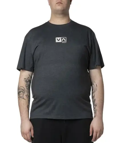 Camiseta RVCA  M/C Mini Balance Box PS - Cinza