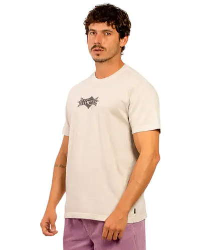 camiseta rip curl retro washed Vintage White