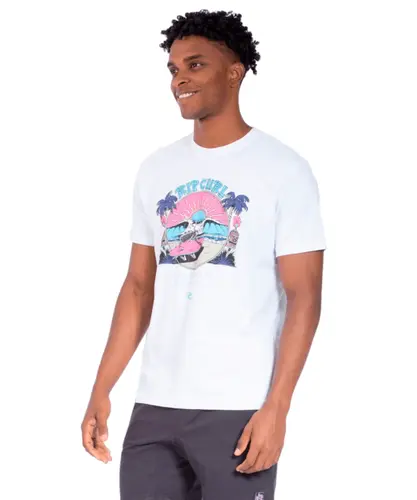 Camiseta Rip Curl Aloha Skull - White