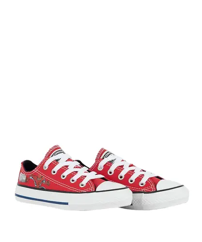 Tênis Converse Kids Chuck Taylor All Star Ox Homem Aranha Vermelho