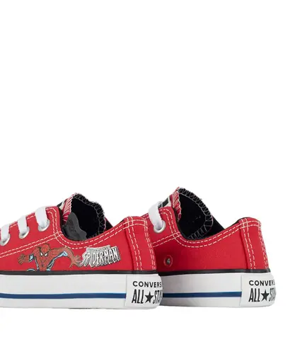 Tênis Converse Kids Chuck Taylor All Star Ox Homem Aranha Vermelho