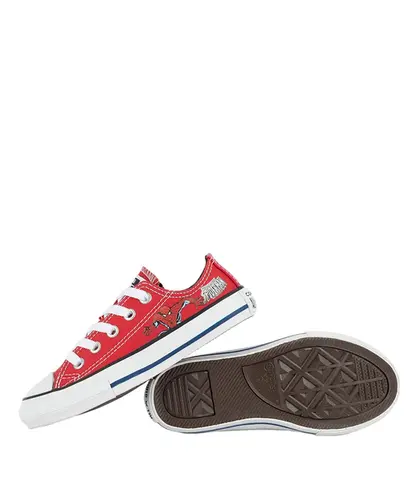 Tênis Converse Kids Chuck Taylor All Star Ox Homem Aranha Vermelho