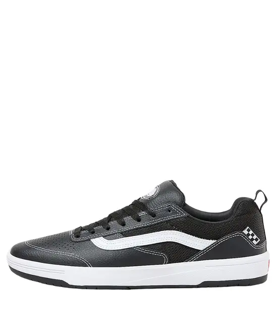 Tênis Vans Zahba Leather Black White - Tênis Vans Zahba Leather