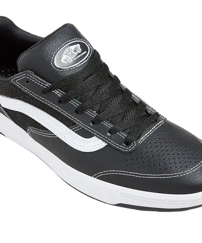 Tênis Vans Zahba Leather Black White - Tênis Vans Zahba Leather