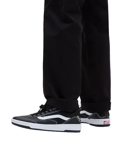 Tênis Vans Zahba Leather Black White - Tênis Vans Zahba Leather