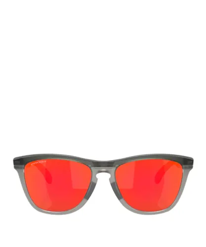 Óculos Oakley Frogskins Range Matte Grey Smoke Grey Ink Prizm Ruby