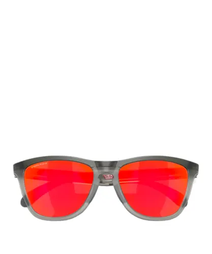 Óculos Oakley Frogskins Range Matte Grey Smoke Grey Ink Prizm Ruby