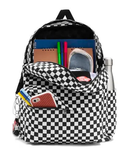 Mochila Vans Old Skool H20 Check Backpack - Black / White