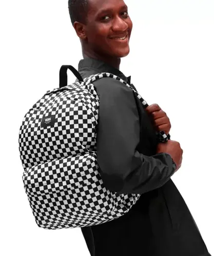 Mochila Vans Old Skool H20 Check Backpack - Black / White